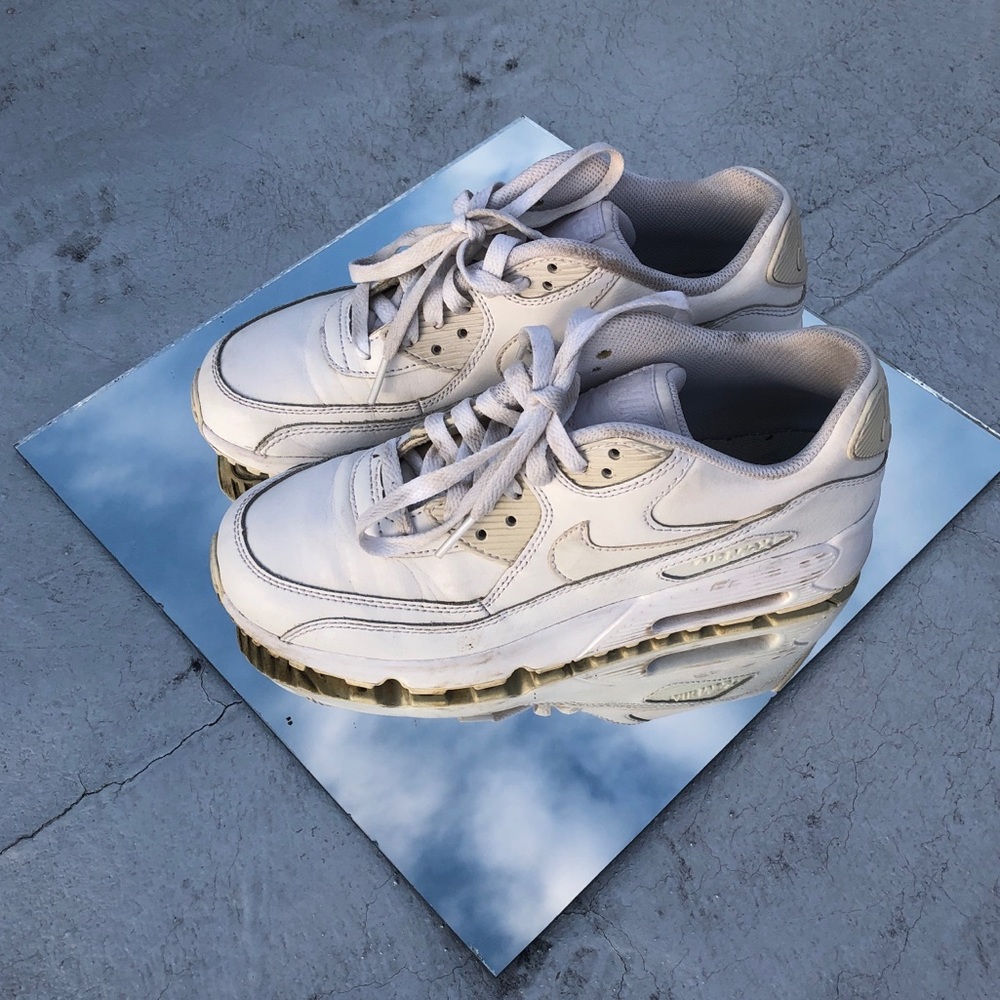 White Nike Airmax 90s Women size 7